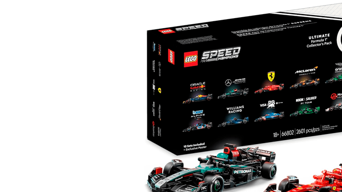 LEGO Speed Champions F1 tiene los 10 equipos de la temporada 2025.