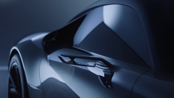 Lexus LFA Concept tiene un interior moderno.