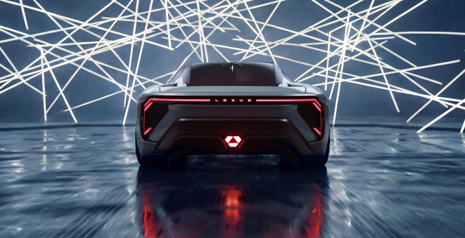 Lexus LFA Concept tiene un diseño futurista.