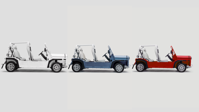 Moke 2026 tendrá su versión California con tres colores.