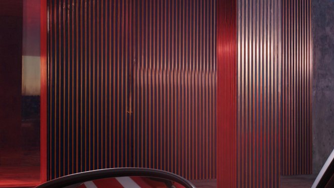 Porsche Carrera GT Salzburgo tiene un interior en rojo único.