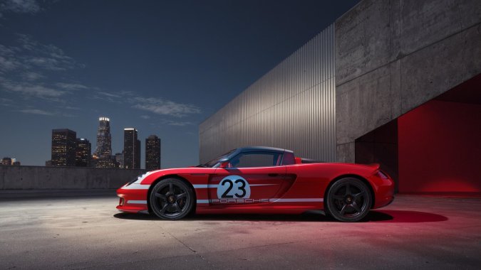 Porsche Carrera GT Salzburgo tiene el icónico número 23.