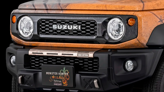 Suzuki Jimny Nomade Monster Hunter Edición Wilds es una edición especial.