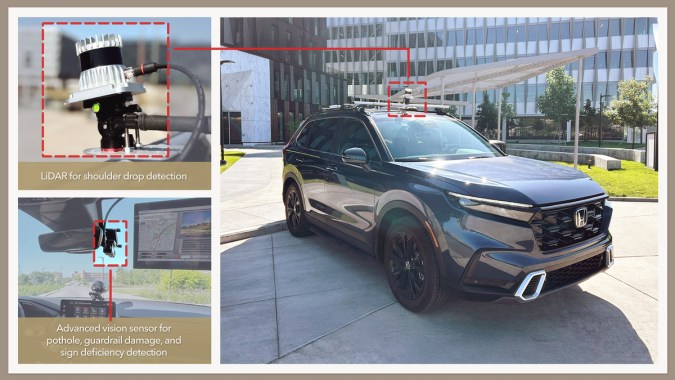 Honda usa la IA para detectar baches.