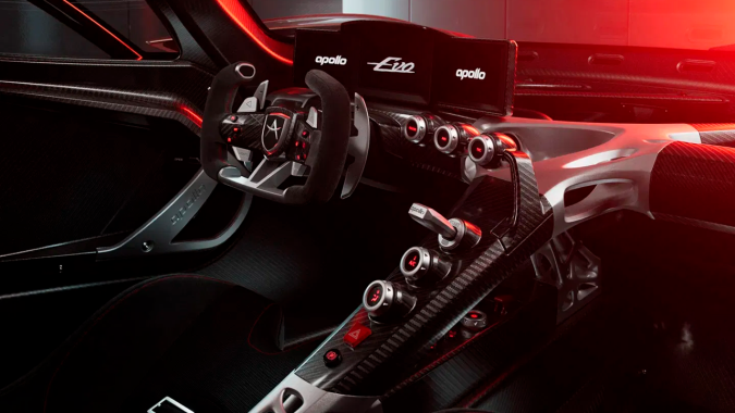 Apollo EVO tiene un interior minimalista.