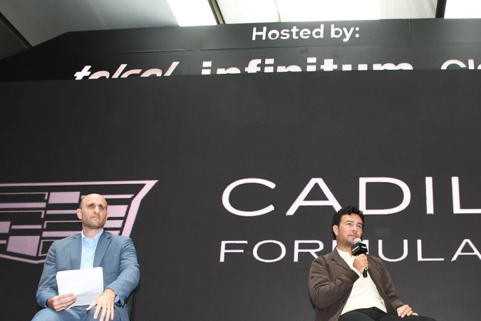 Sergio Perez conferencia de prensa México DF México 27 de agosto de 2025 Checo Perez regresa a la F1 con Cadillac Es mi último gran proyecto en Museo Sumaya Cuidad de México