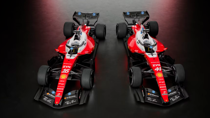 Ferrari SF-26 tiene los colores blanco y rojo.