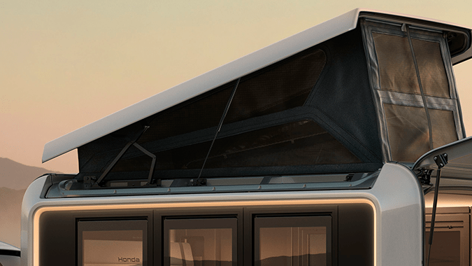 Honda Base Station Prototype tiene mucha luminosidad interior.