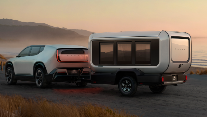 Honda Base Station Prototype puede ser remolcado por vehículos livianos.