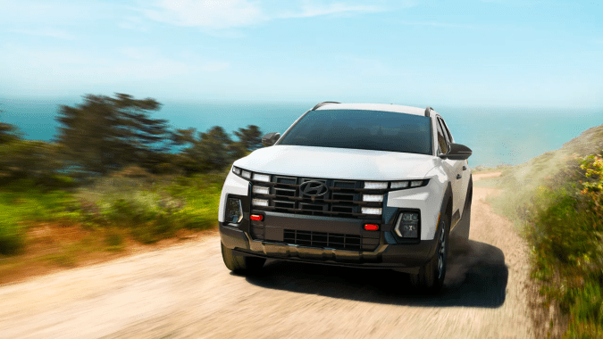 Hyundai Santa Cruz 2026 es ideal para aventuras fuera de la ciudad.