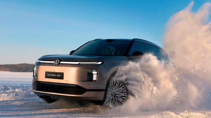 Volkswagen ID.ERA 9X ofrece un poderoso rendimiento.