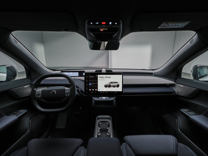 Volvo EX60 tiene un interior elegante.