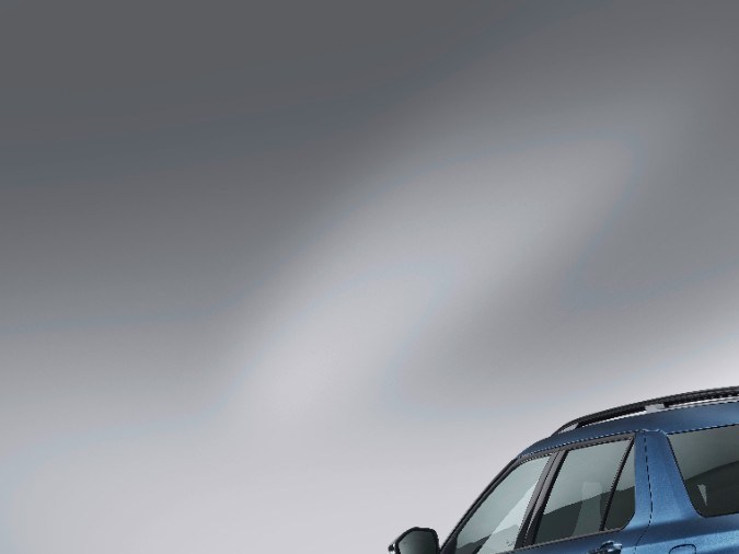 Ford Explorer 2019 azul vista lateral trasera, SUV potente 3.5L V6 Ecoboost 365 hp, tracción 4x4 off-road. ​