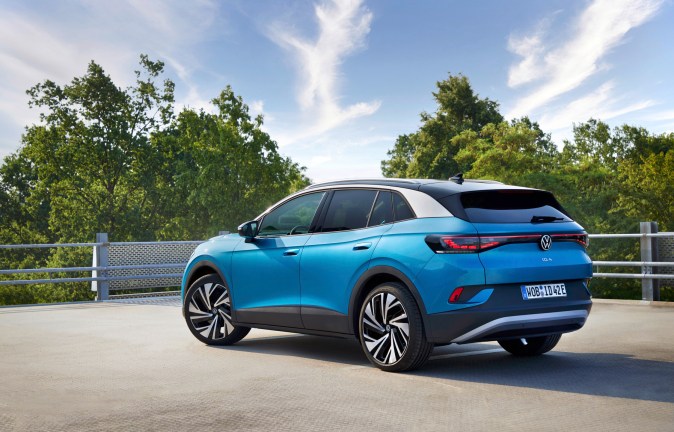 Volkswagen ID.4 en el color "Costa Azul"