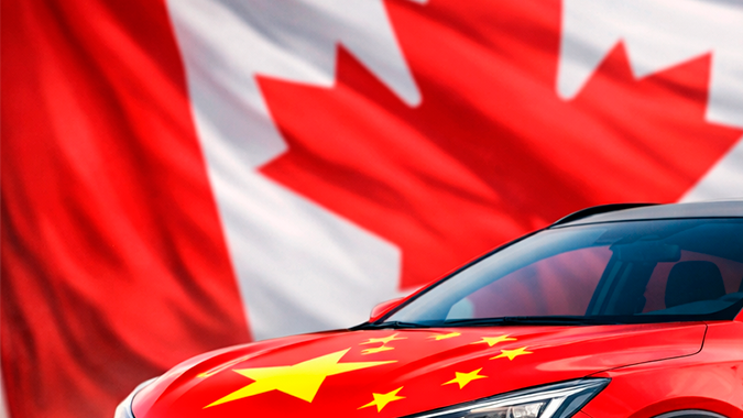 Los autos chinos van a entrar en el mercado canadiense,