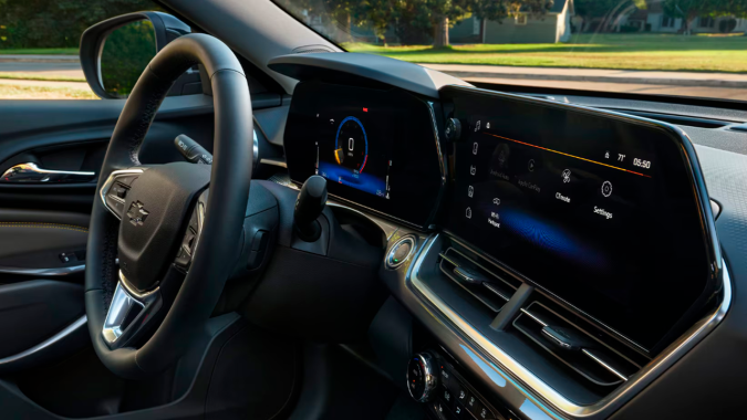 Chevrolet Trax 2026 tiene un interior moderno.