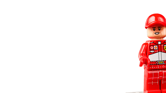 Lego Icons F1 F2004 es un homenaje a Michael Schumacher.