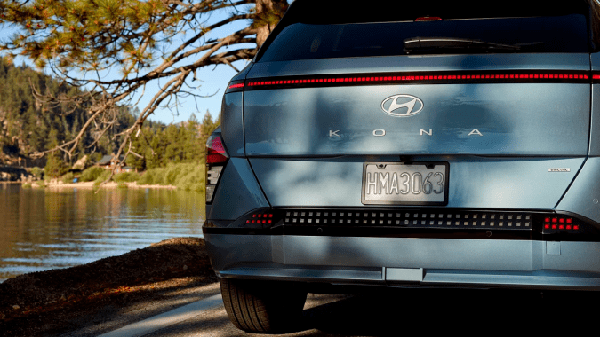 Hyundai Kona EV 2025. es el auto eléctrico de entrada de la marca.