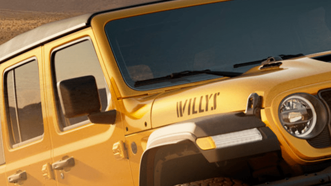 Jeep Wrangler Willys 392 2026 Special Edition destaca por su color amarillo.