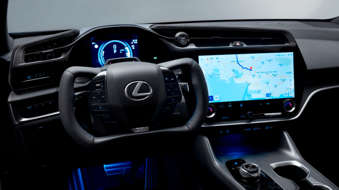 Lexus RZ estrena nuevo diseño de volante.