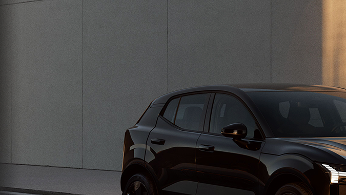 Volvo EX30 2027 tiene su acabado black edition.