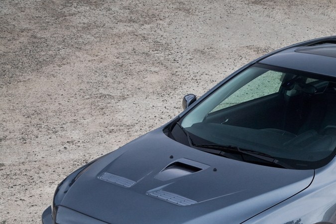 Mitsubishi Lancer Evolution MR Touring 2010 gris, vista lateral superior, edición limitada coleccionable