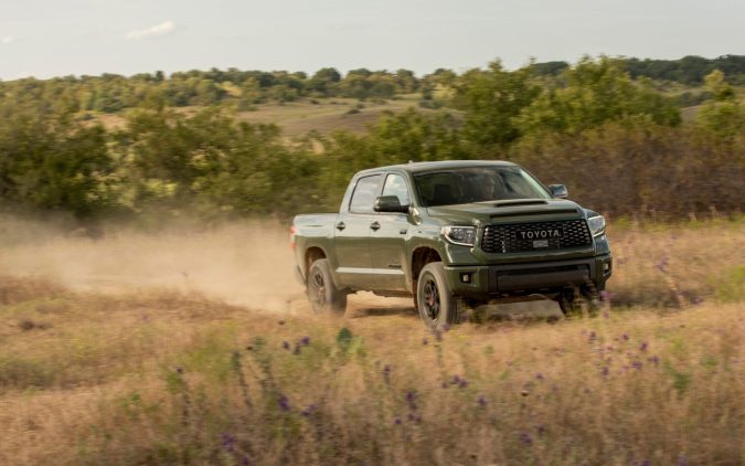Toyota Tundra TRD Pro 2020 green army.