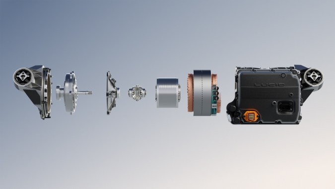 Lucid está creando un nuevo sistema de propulsión eléctrico.