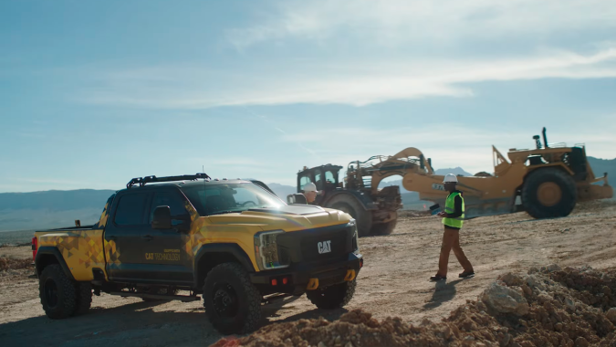 Caterpillar Cat Truck Concept está pensada para supervisar obras de construcción.