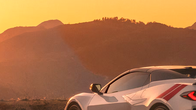 Chevrolet Corvette Grand Sport 2027. tiene elementos característicos.