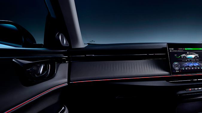 Honda Insight 2026 tiene un interior con mucha tecnología.