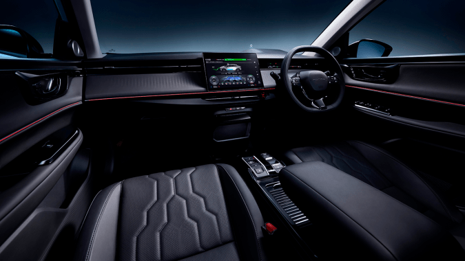 Honda Insight 2026 tiene un interior con mucha tecnología.