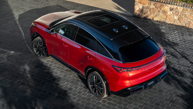 Infiniti QX65 2027 tiene varios elementos de lujo.