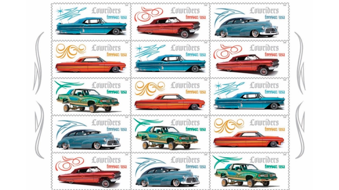 Sello de USPS con lowriders se vuelven virales.