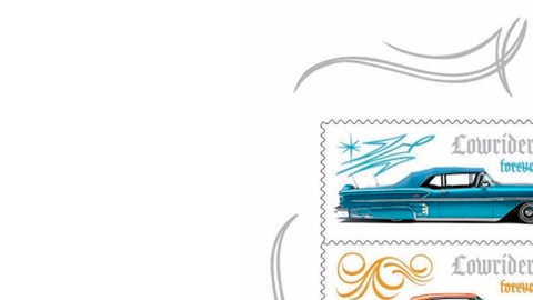USPS lanza sellos con lowriders.