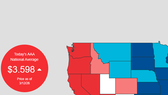 La gasolina regular tiene un promedio de $3,58 dólares por galón en marzo de 2026.