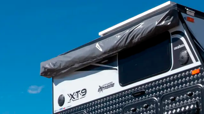 Remolque XT9 Off-Grid Extreme es compacto.
