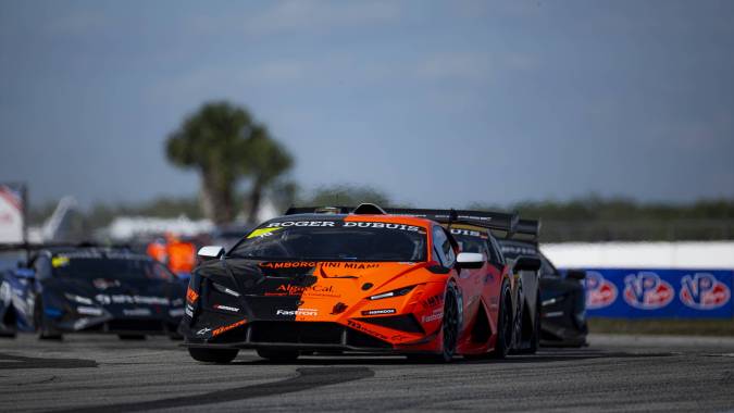 Lamborghini Temerario GT3 en 12 Horas de Sebring 2026, compitiendo en GTD Pro.