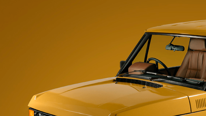 Twisted Range Rover Classic está construida en un modelo de 1990.