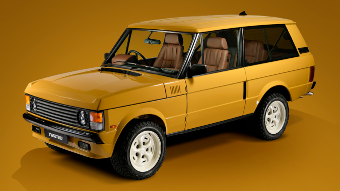 Twisted Range Rover Classic está construida en un modelo de 1990.