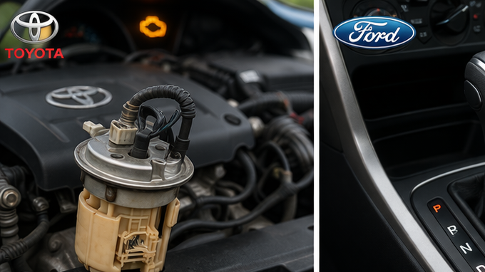 Imagen generada por ChatGPT bajo el concepto de Los fallos mecánicos más comunes de cada marca de auto.