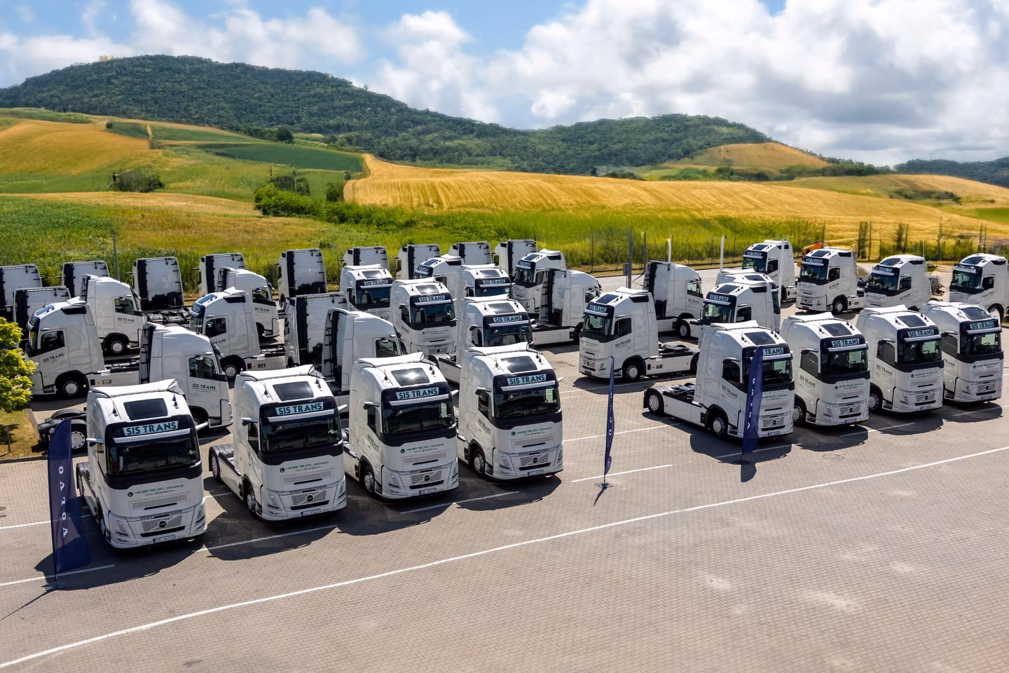 Estación de venta de camiones Volvo en Estados Unidos