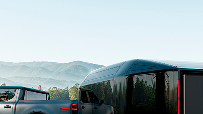 La caravana eléctrica Lightship Atmos ofrece una experiencia única