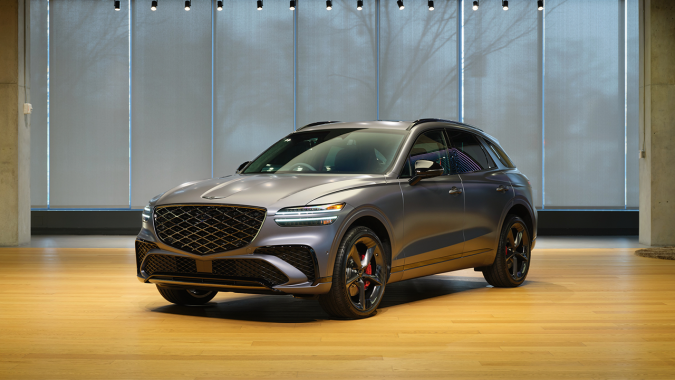 Genesis GV70 2027 Prestige Graphite tiene más lujo.