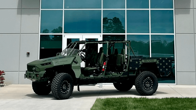 GM ISV-U es un vehículo todoterreno basado en el Chevy Colorado