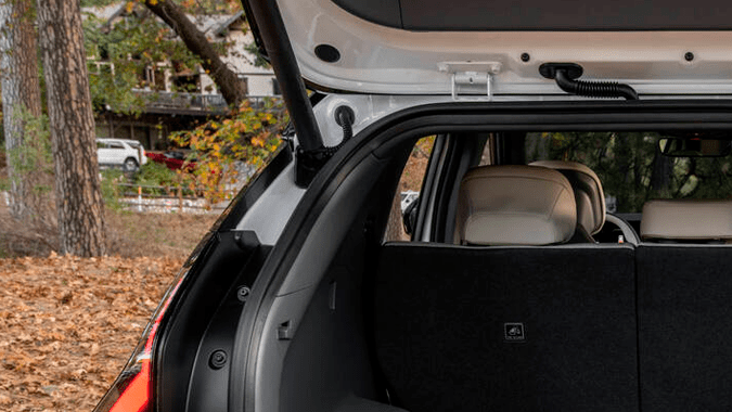 Kia EV3 2027 tiene buen espacio para carga.