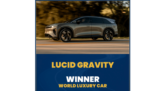 Lucid Gravity logra un nivel superior de lujo.