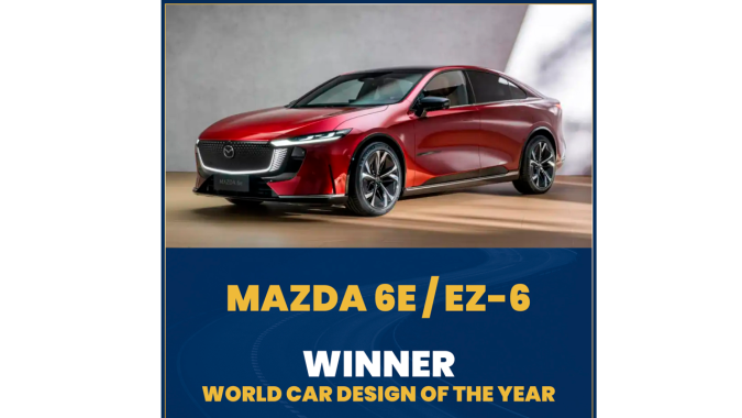 Mazda 6e 2026 es la versión eléctrica.