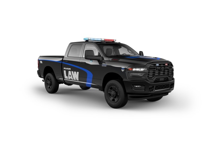 Ram 2500 ERV 2027 está lista para persecuciones policiales
