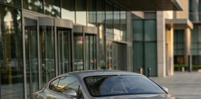 Bentley Continental GT negro frente a Honda Pilot negro: duelo entre lujo y practicidad en SUV